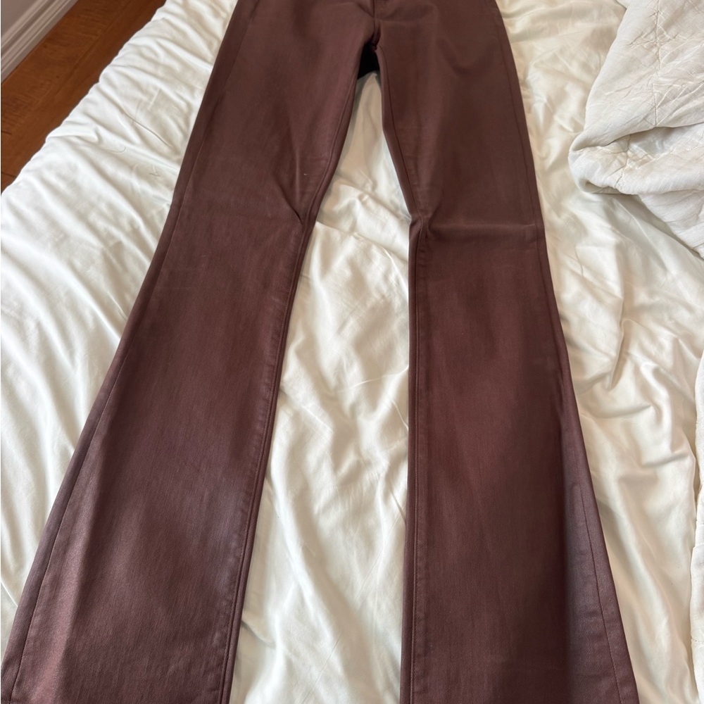 L'AGENCE Flare & Wide Leg Brown Jeans